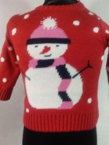 Sweter świąteczny z Bałwanem na wiek 1 rok 