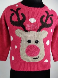 Sweter świąteczny firmy F&F na wiek 12 - 18 miesięcy 