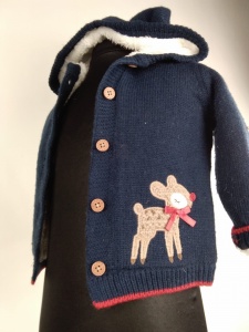 Sweter świąteczny firmy F&F na wiek 6 /9 miesięcy 