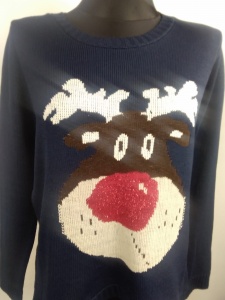 Sweter świąteczny Peacocks rozmiar 44 