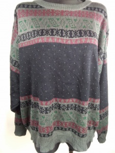 Sweter norweski klasyczny rozmiar 48-50 men