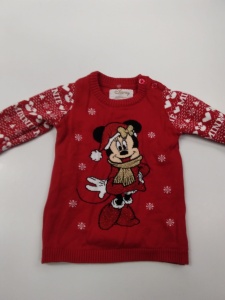 Sweter świąteczny Disney na 3-6 m-cy 
