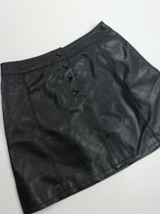 Spódnica skóropodbna H&M czarna rozmiar 34