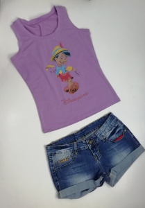 Spodnie jeans i koszulka rozmiar 36