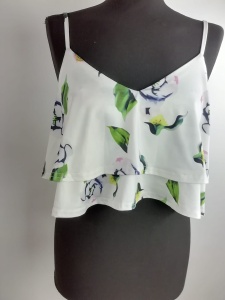 Bluzka top w kwiaty rozmiar 44