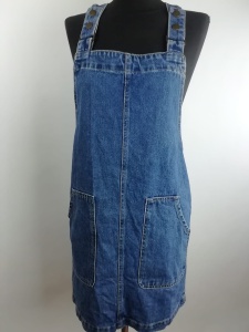 Sukienka jeans ogrodniczki New Look rozmiar 38