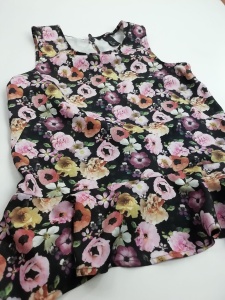 Bluzka letnia w kwiaty H&M rozmiar 36