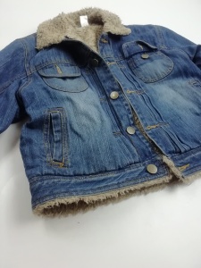 Kurtka jeans na kożuszku Adams na wiek 8 lat 