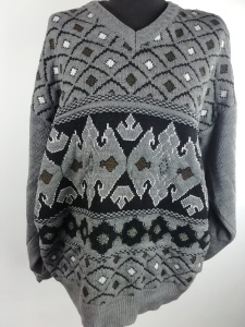 Sweter we wzory Hasela rozmiar 42