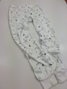 Spodnie leggings świąteczne na wiek 8 - 9 lat. 
