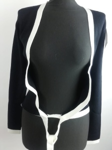 Sweter czarny Lin Collection rozmiar 36