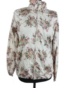 Kurtka wiatrówka w kwiaty Denim rozmiar 34