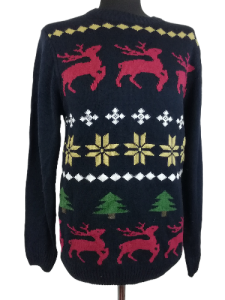 Sweter świąteczny norweski rozmiar 36