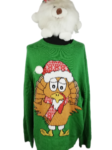 Sweter świąteczny z Kurczakiem rozmiar 46 48 + maskotka
