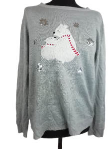 Sweter świąteczny z misiem polarnym Primark rozmiar 38