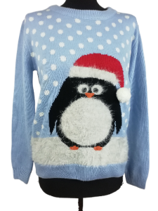 Sweter świąteczny Mały Pingwin rozmiar 36