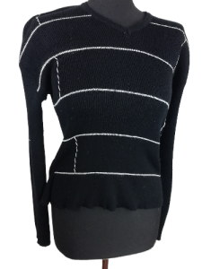 Sweter czarny pullover rozmiar 36