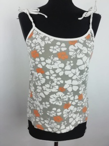 Bluzka letnia w kwiaty H&M Logg Sport rozmiar 38