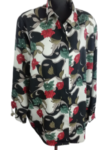 Bluzka letnia w kwiaty rozmiar 52 54 