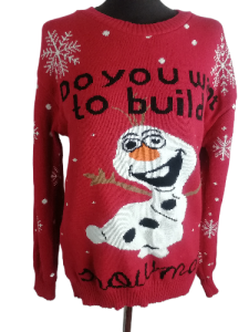 Sweter świąteczny Olaf Disney Kraina Lodu rozmiar 38