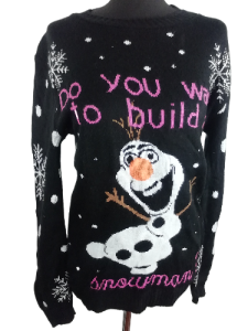 Sweter świąteczny Olaf Disney Kraina Lodu rozmiar 36-38 