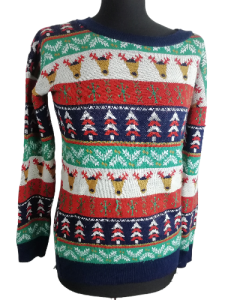 Sweter świąteczny norweski Asos rozmiar 36