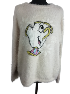 Sweter świąteczny Piękna i bestia Disney rozmiar 38-40 