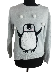 Bluza świąteczna z pingwinem rozmiar 38
