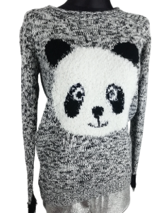 Sweter damski z pandą Internationale rozmiar 36