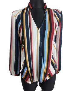 Bluzka letnia w paski Orsay rozmiar 36