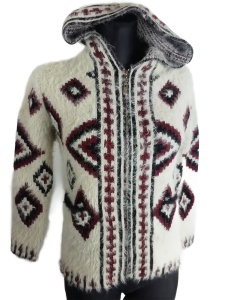 Sweter moherowy z kapturem Lusa r. 36 bawełna wełna 35 %