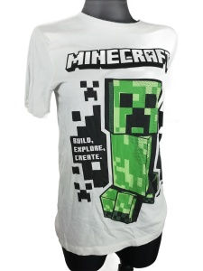 Koszulka do gry Minecraft rozmiar 158 lub 36