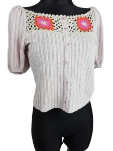 Bluza letnia z haftem My Mo rozmiar 36 bawełna 36%
