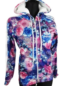 Kurtka sportowa Adidas rozmiar 36-38 z kapturem 