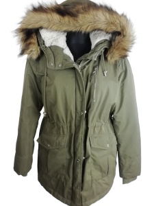 Kurtka zimowa damska FB Sister rozmiar 40 z kapturem 