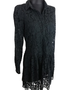 Sukienka czarna koronka Vila rozmiar 38