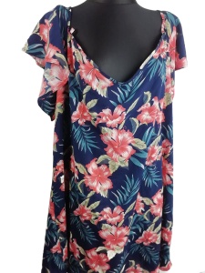 Sukienka letnia w kwiaty Shein rozmiar 48 50 