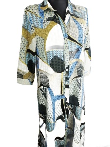 Sukienka długa letnia we wzory rozmiar 36-38 