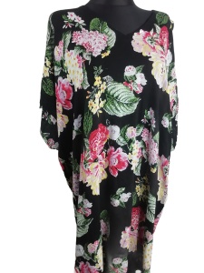 Sukienka letnia w kwiaty rozmiar 52 54 wiskoza 