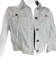 Kurtka katana jeans damska biała New Look rozmiar 42
