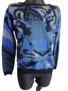 Sweter z tygrysem Amisu rozmiar 36-38 