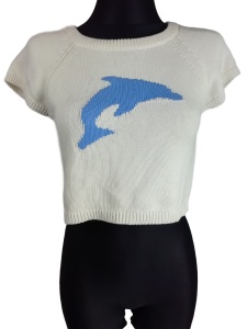 Sweter pullover marnarski Cropp rozmiar 36 bawełna 