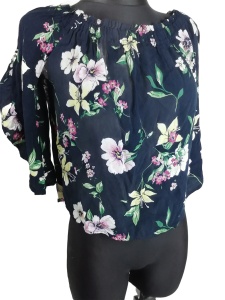 Bluzka letnia Bershka rozmiar 36 wiskoza 