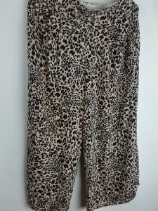 Spodnie damskie pantera dzwony New Look rozmiar 38 wiskoza 