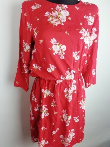 Sukienka letnia H&M Divided rozmiar 36 wiskoza 