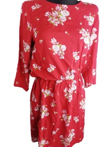 Sukienka letnia H&M Divided rozmiar 36 wiskoza 