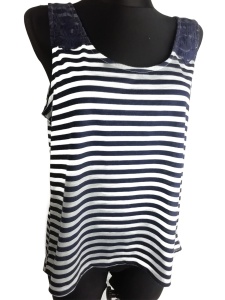 Bluzka letnia w paski Dorothy Perkins rozmiar 44 bawełna 