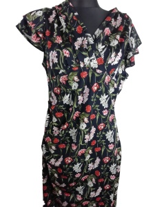 Sukienka długa w kwiaty Forever 21 rozmiar 46