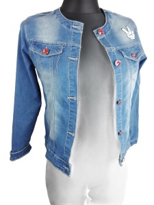 Kurtka katana jeans damska rozmiar 36