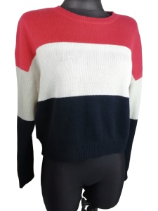 Sweter damski w paski H&M Divided rozmiar 36 